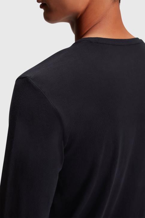 marškinėliai juodas vyrų Esprit marškinėliai su logotipu 4D6F862