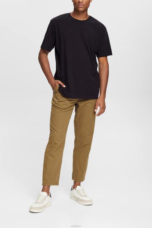 marškinėliai juodas vyrų Esprit paprasti marškinėliai 4D6F928