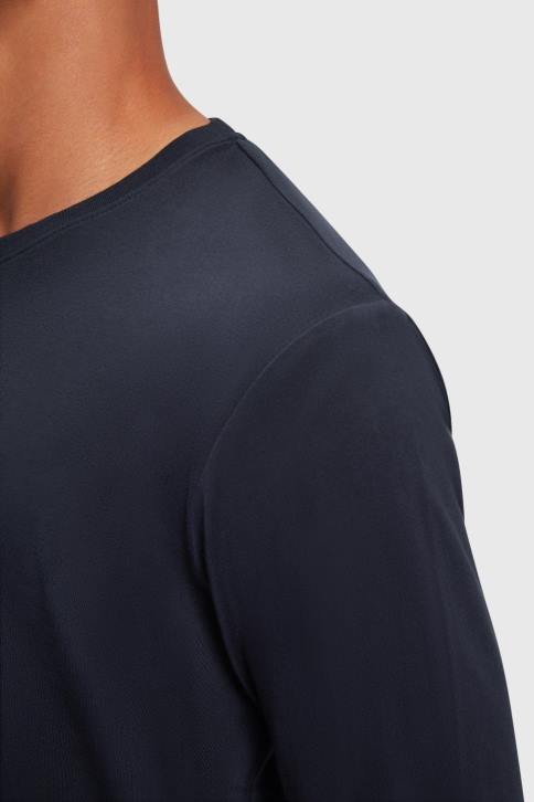 marškinėliai juodas vyrų Esprit įprasti kieto trikotažo marškinėliai 4D6F858