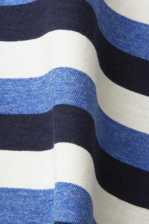 marškinėliai karinis jūrų laivynas vyrų Esprit dryžuoti marškinėliai, 100% medvilnė 4D6F736