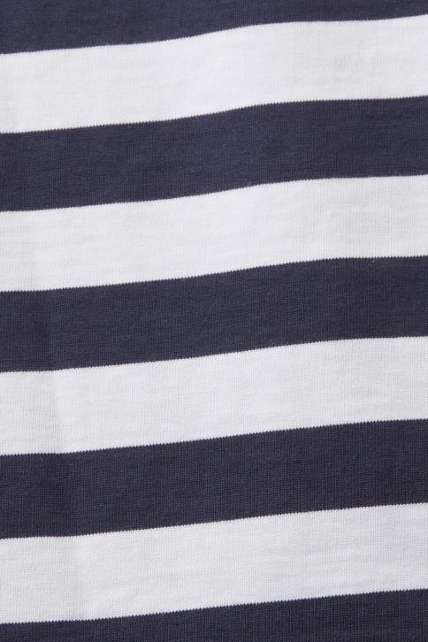 marškinėliai karinis jūrų laivynas vyrų Esprit marškinėliai su dryžuotais kakleliu 4D6F721