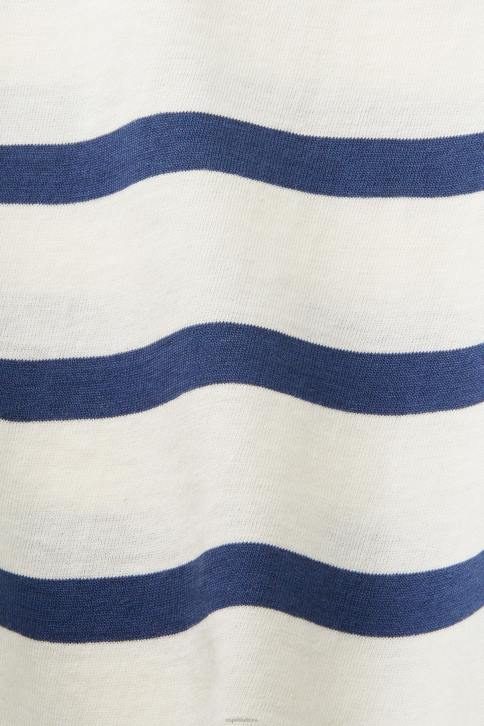 marškinėliai ledas vyrų Esprit dryžuoti marškinėliai, 100% medvilnė 4D6F591