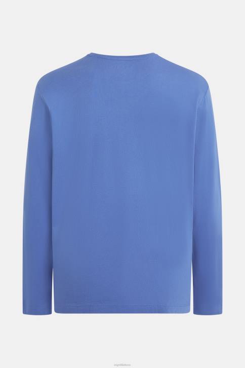 marškinėliai mėlyna vyrų Esprit marškinėliai su logotipu 4D6F867