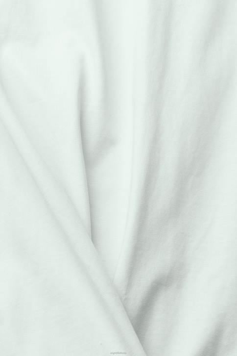 marškinėliai pastelinė mėlyna vyrų Esprit marškinėliai su išsiuvinėtu logotipu 4D6F919