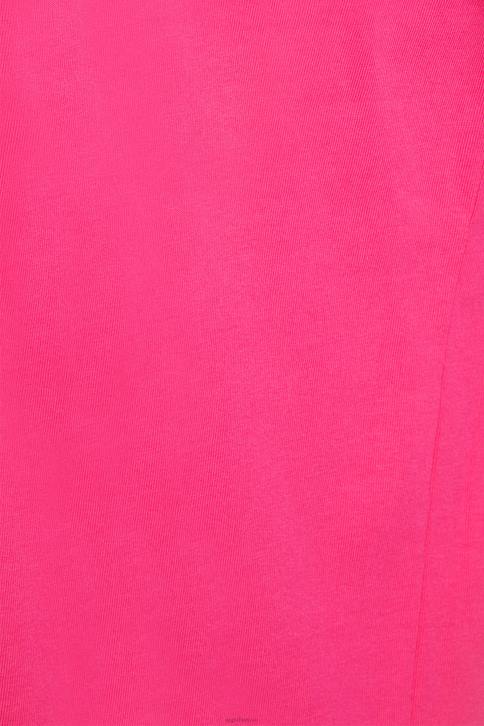 marškinėliai rožinė fuksija vyrų Esprit matinio blizgesio marškinėliai su aplikacijomis su logotipu 4D6F619