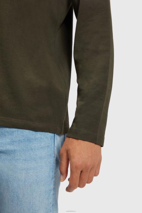 marškinėliai tamsiai žalia vyrų Esprit marškinėliai su logotipu 4D6F865