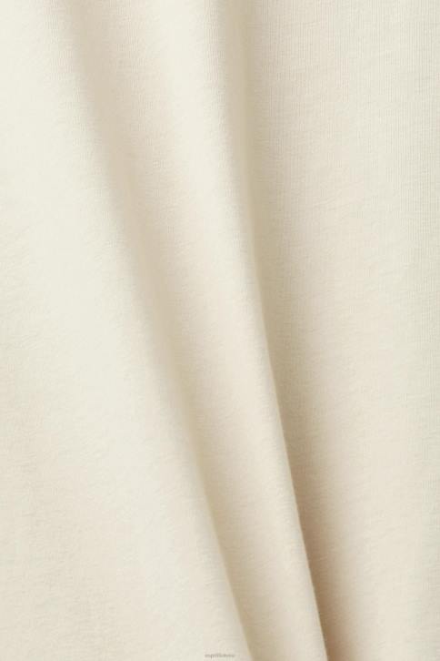 marškinėliai šviesiai taupus vyrų Esprit medvilniniai marškinėliai su logotipu 4D6F625