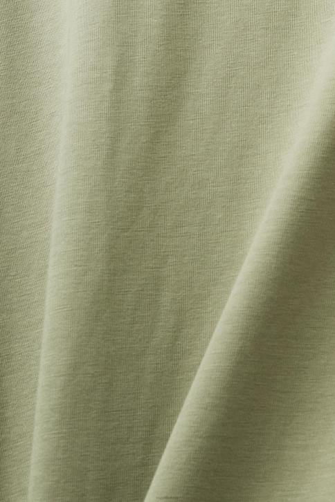 marškinėliai šviesus chaki vyrų Esprit džersio marškinėliai 4D6F746