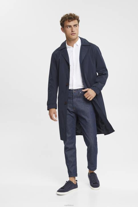 marškiniai baltas vyrų Esprit džersis ilgomis rankovėmis, 100% medvilnė 4D6F680