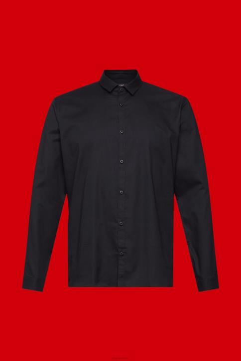 marškiniai juodas vyrų Esprit plono stiliaus marškinėliai 4D6F853