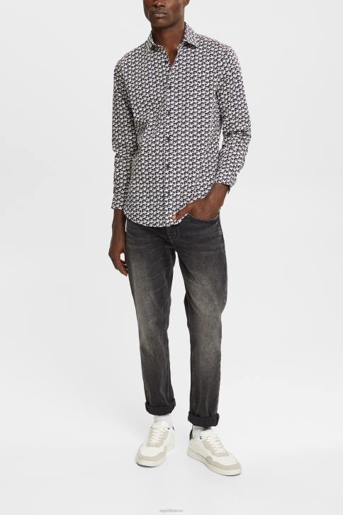 marškiniai karinis jūrų laivynas vyrų Esprit marškinėliai su visu raštu 4D6F881