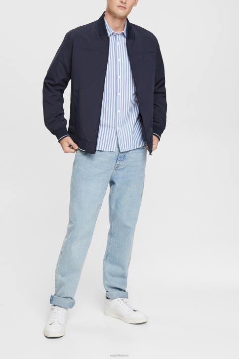 marškiniai mėlyna vyrų Esprit dryžuoti marškiniai 4D6F873