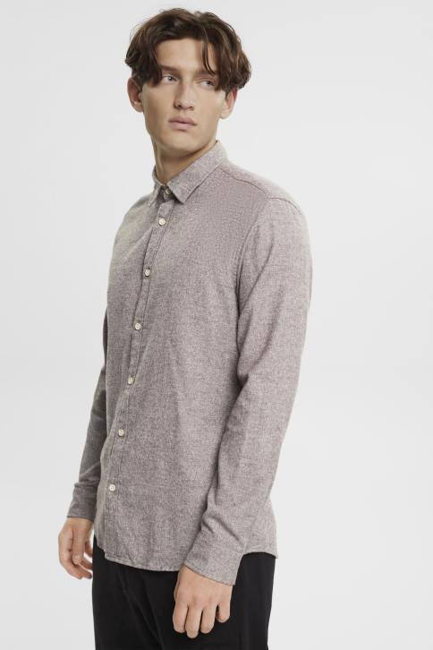 marškiniai tamsiai rudas vyrų Esprit plono stiliaus marškinėliai 4D6F700