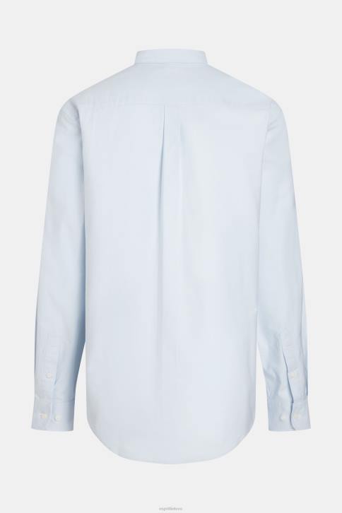 marškiniai šviesiai mėlynas vyrų Esprit įprasti oksfordo marškinėliai 4D6F800