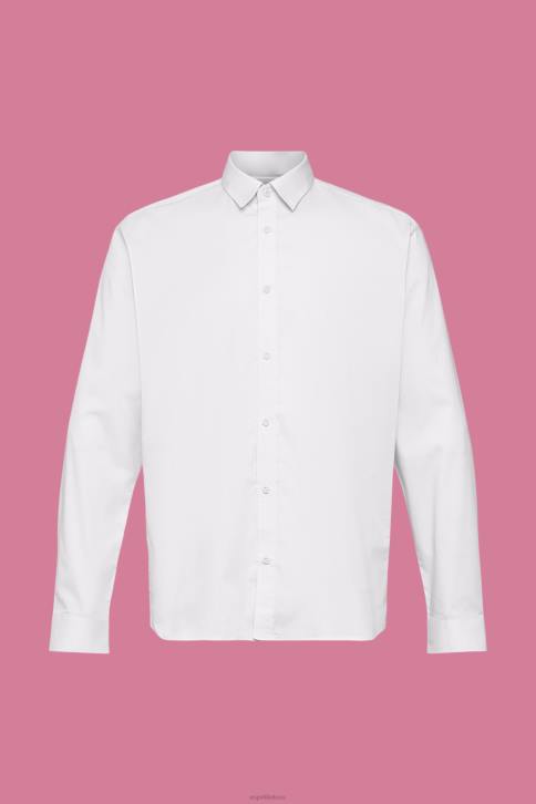 marškiniai šviesiai mėlynas vyrų Esprit tvarios medvilnės marškinėliai 4D6F832