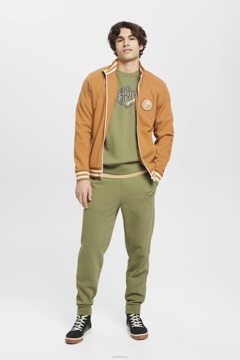 megztiniai ir gobtuvai alyvuogių vyrų Esprit Megztinis su logotipu 4D6F656