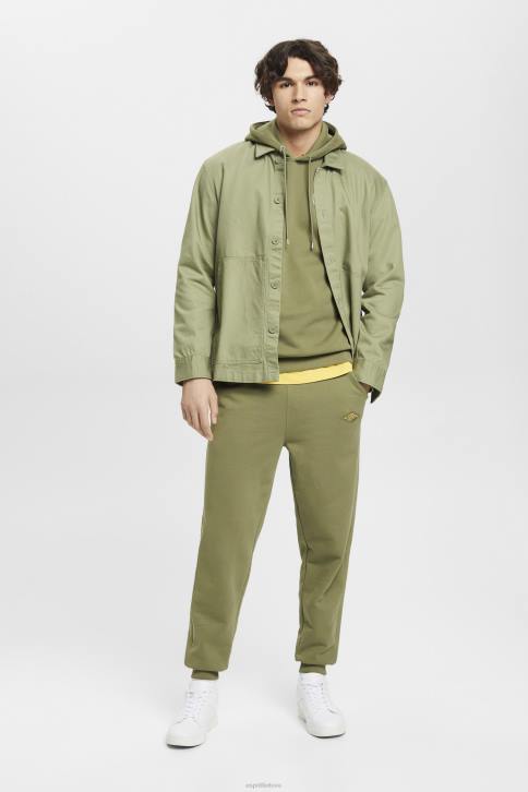 megztiniai ir gobtuvai alyvuogių vyrų Esprit megztinis su logotipu 4D6F649