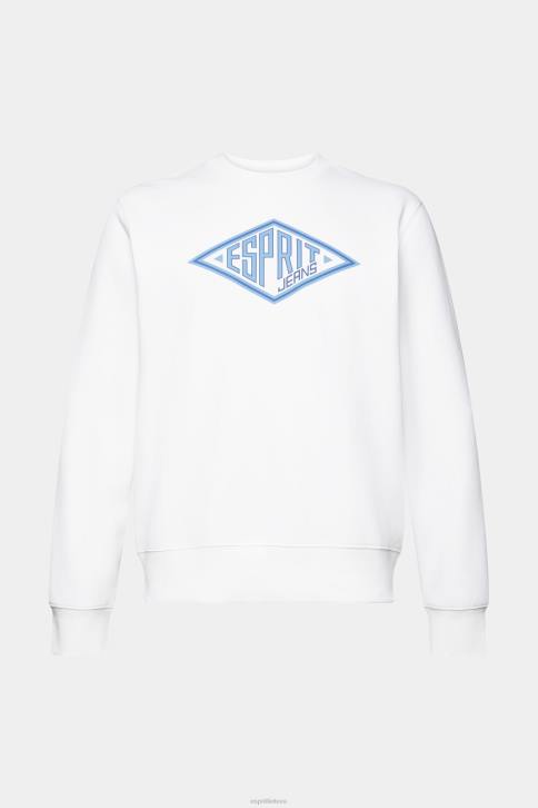 megztiniai ir gobtuvai baltas vyrų Esprit Megztinis su logotipu 4D6F654