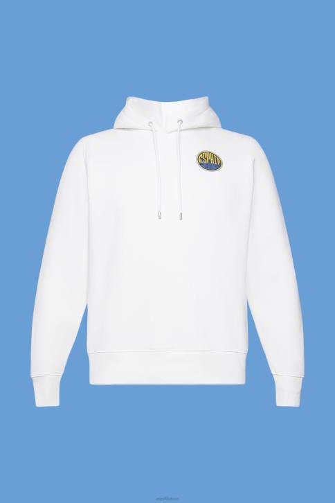 megztiniai ir gobtuvai baltas vyrų Esprit megztinis su logotipu 4D6F648