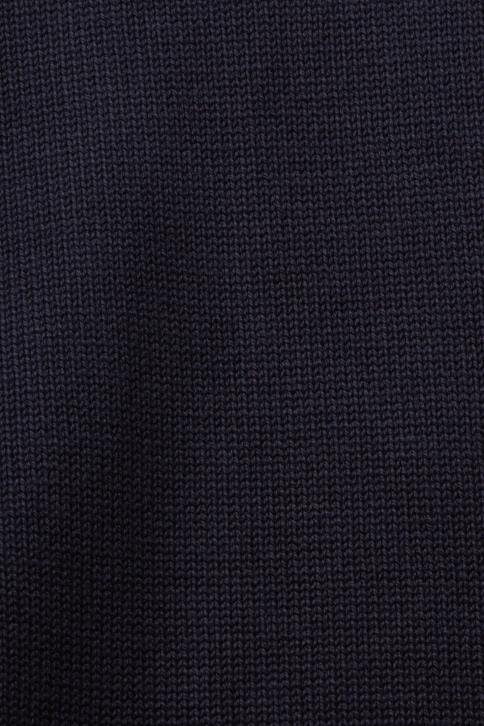 megztiniai ir gobtuvai karinis jūrų laivynas vyrų Esprit medvilninis megztinis su įtemptu kaklu 4D6F579