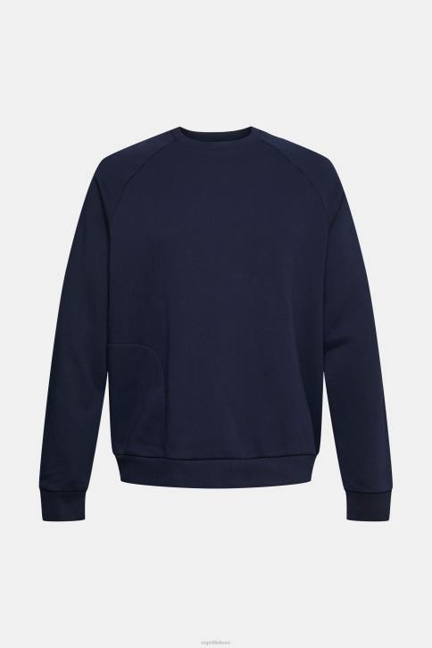 megztiniai ir gobtuvai karinis jūrų laivynas vyrų Esprit megztinis su užtrauktuku kišene 4D6F934