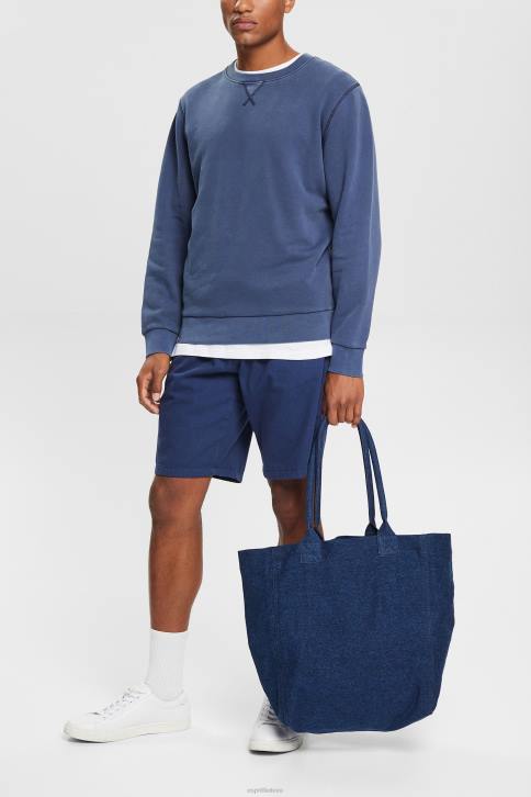 megztiniai ir gobtuvai karinis jūrų laivynas vyrų Esprit tvarus megztinis su įgulos kaklu 4D6F936