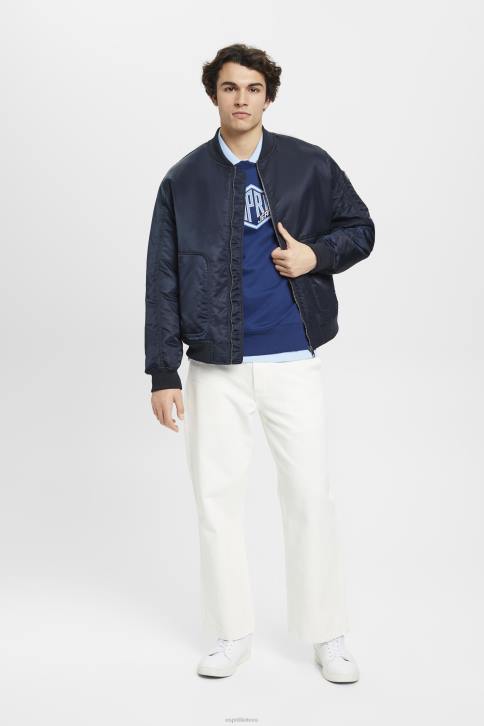 megztiniai ir gobtuvai rašalas vyrų Esprit Megztinis su logotipu 4D6F657