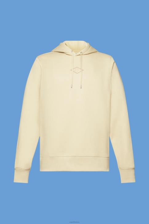 megztiniai ir gobtuvai smėlio spalvos vyrų Esprit gobtuvas su logotipu ant krūtinės 4D6F639