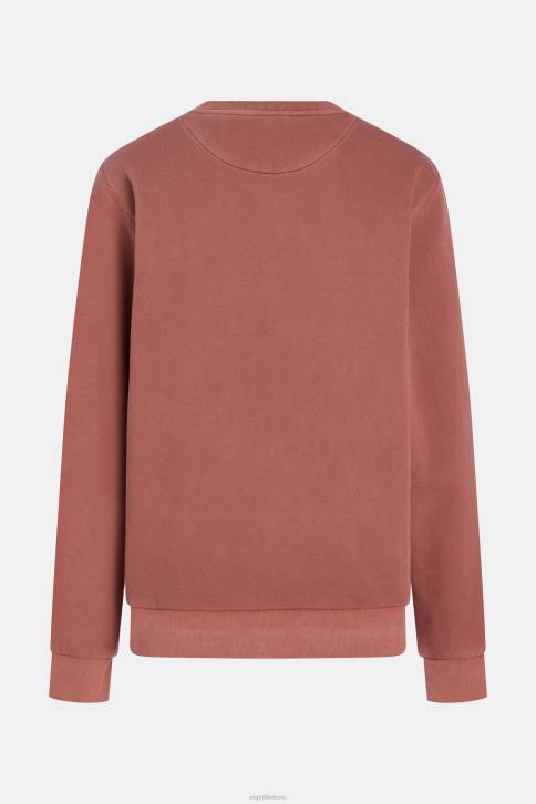 megztiniai ir gobtuvai terakotos vyrų Esprit tvarus megztinis su įgulos kaklu 4D6F937