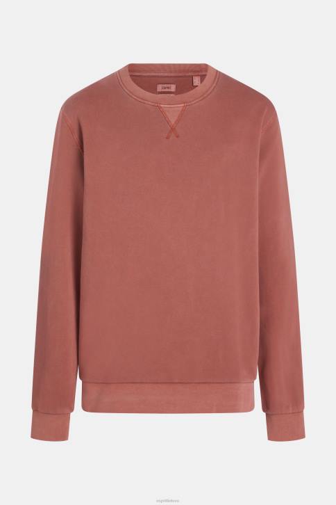 megztiniai ir gobtuvai terakotos vyrų Esprit tvarus megztinis su įgulos kaklu 4D6F937