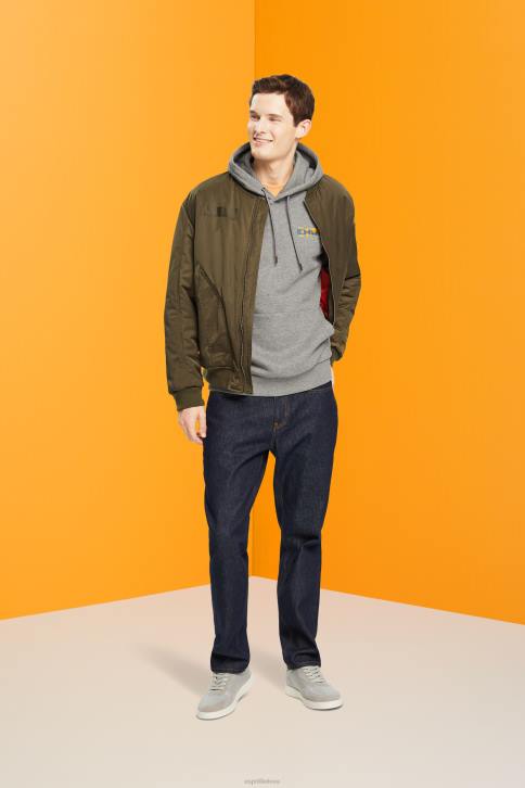 megztiniai ir gobtuvai vidutinio pilkumo vyrų Esprit melanžinis gobtuvas su mažu logotipo atspaudu 4D6F826