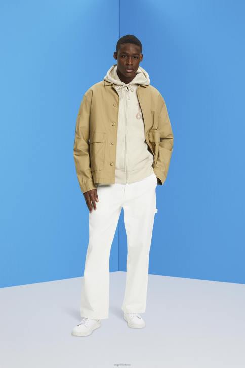 megztiniai ir gobtuvai šviesiai taupus vyrų Esprit viso ilgio gobtuvas su užtrauktuku 4D6F635