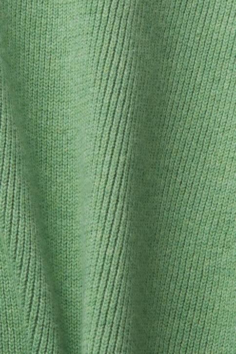 megztiniai žalias vyrų Esprit V formos iškirptės tvarios medvilnės megztinis 4D6F726