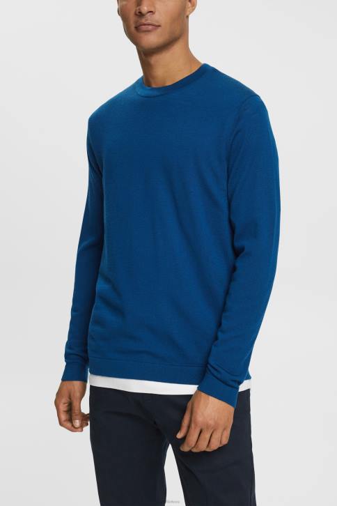 megztiniai benzininis mėlynas vyrų Esprit megztas vilnonis megztinis 4D6F905