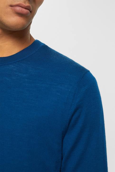 megztiniai benzininis mėlynas vyrų Esprit megztas vilnonis megztinis 4D6F905