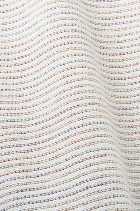 megztiniai beveik baltas vyrų Esprit Pusiau užtrauktuku megztas megztinis su spalvingomis juostelėmis 4D6F727