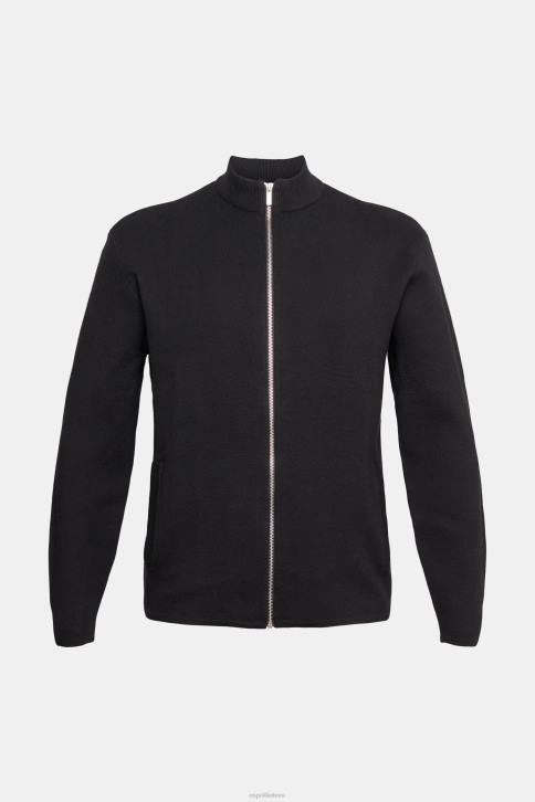 megztiniai juodas vyrų Esprit megztinis su užtrauktuku 4D6F921