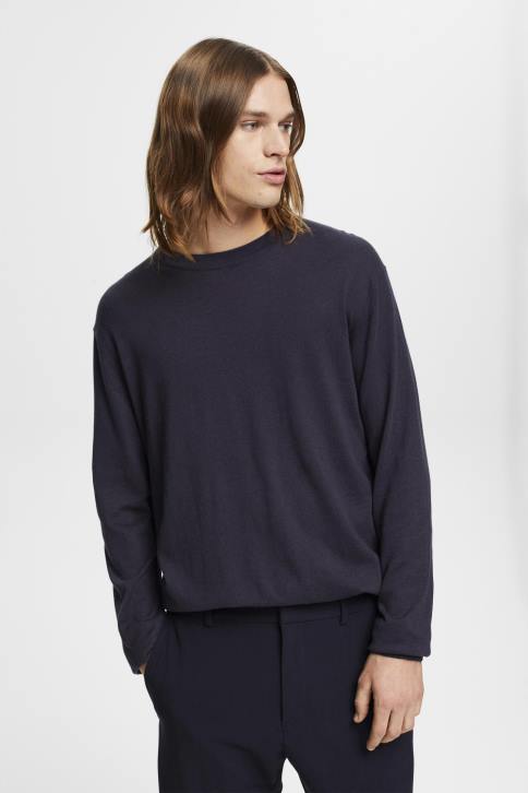 megztiniai karinis jūrų laivynas vyrų Esprit dailaus mezgimo megztinis 4D6F684