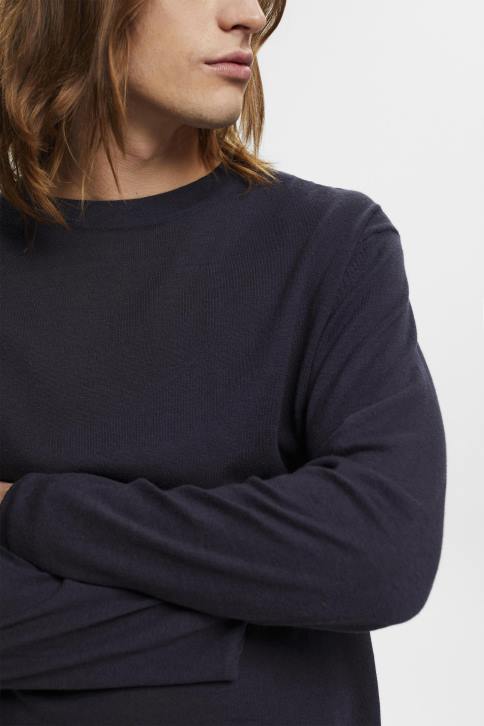 megztiniai karinis jūrų laivynas vyrų Esprit dailaus mezgimo megztinis 4D6F684