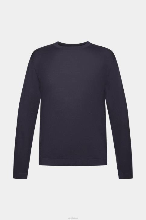 megztiniai karinis jūrų laivynas vyrų Esprit dailaus mezgimo megztinis 4D6F684