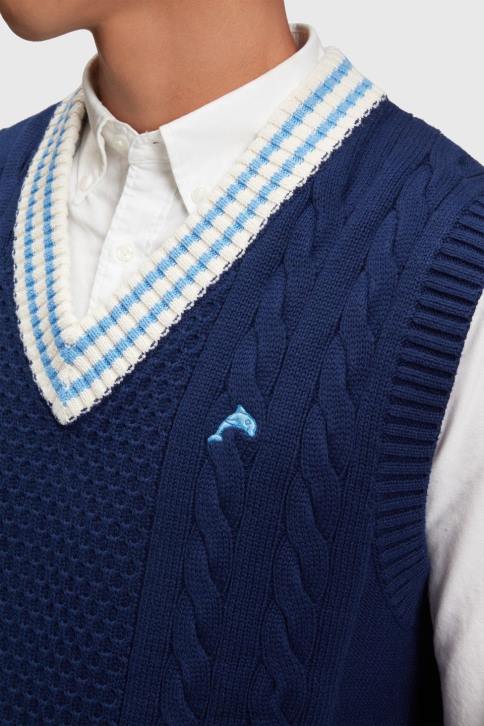 megztiniai rašalas vyrų Esprit koledžo megztinis liemenė 4D6F812