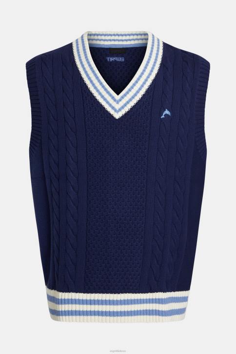 megztiniai rašalas vyrų Esprit koledžo megztinis liemenė 4D6F812