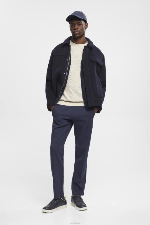 megztiniai šviesiai taupus vyrų Esprit tekstūruotas megztinis su kaklu 4D6F718