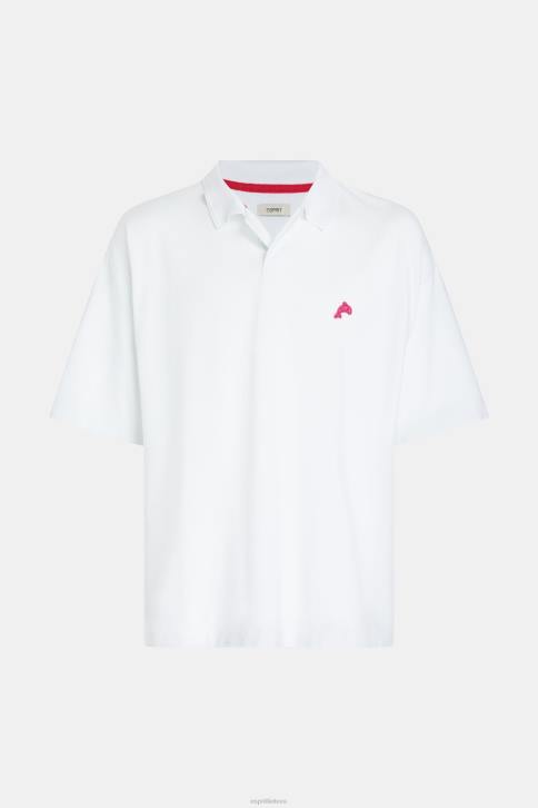 polosai baltas vyrų Esprit delfinų teniso klubas atsipalaidavęs polo 4D6F877