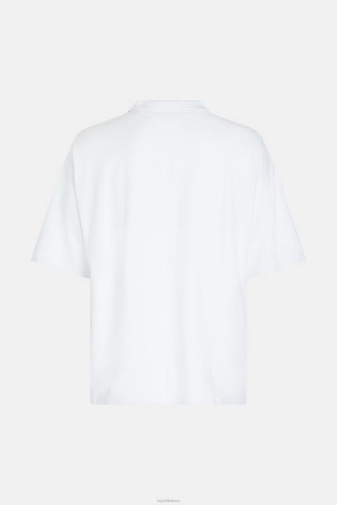 polosai baltas vyrų Esprit delfinų teniso klubas atsipalaidavęs polo 4D6F877