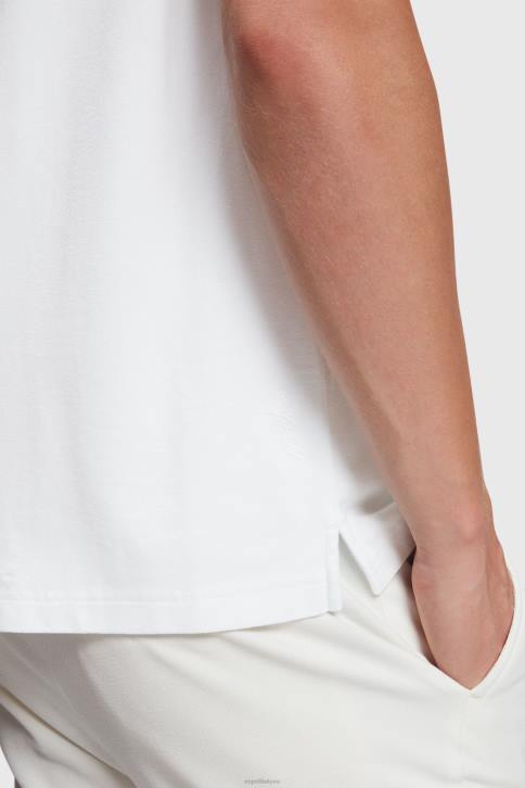 polosai baltas vyrų Esprit delfinų teniso klubas klasikinis polo 4D6F893