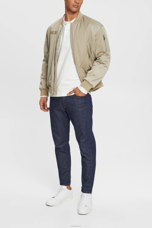 polosai beveik baltas vyrų Esprit ilgomis rankovėmis pasižymintys polo marškinėliai 4D6F951