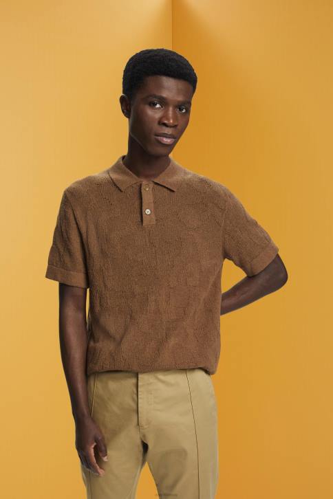 polosai blyški chaki vyrų Esprit boucle polo marškinėliai 4D6F702
