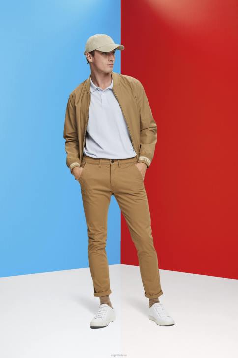 polosai pastelinė mėlyna vyrų Esprit akmenimis skalbti medvilniniai pique polo marškinėliai 4D6F709