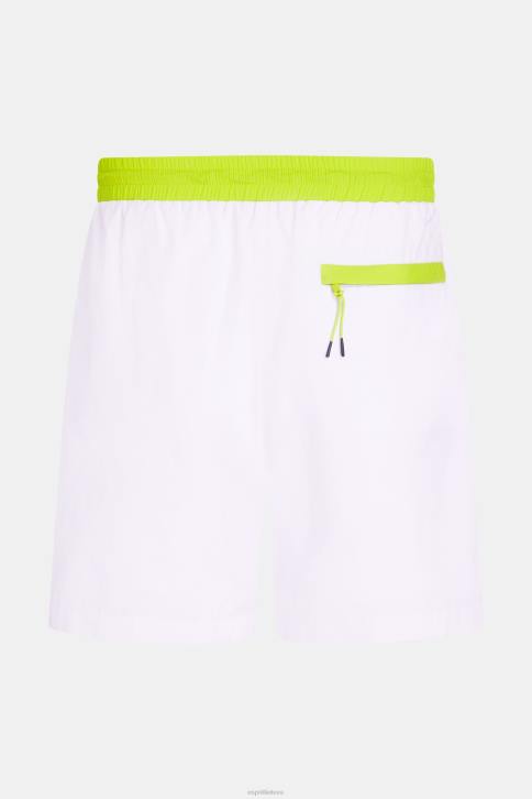 šortai baltas vyrų Esprit neoniniai atpalaiduoti šortai su juosmeniu 4D6F890